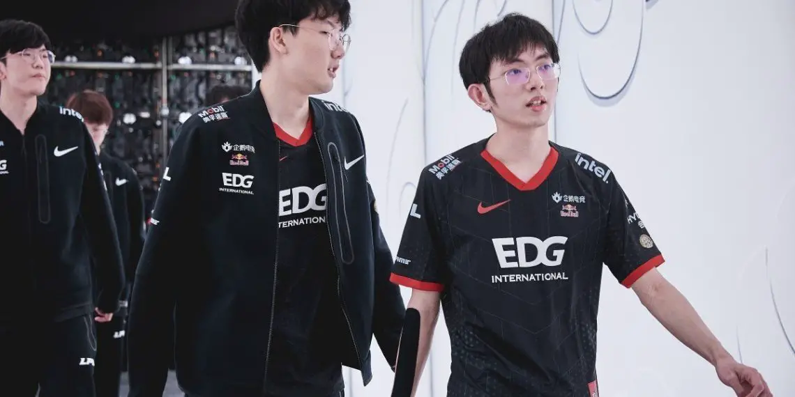 EDG rompt la malédiction et file en demi-finale des Worlds