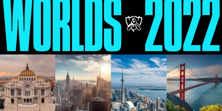 Worlds 2022 : Riot Games confirme les 4 villes hôtes