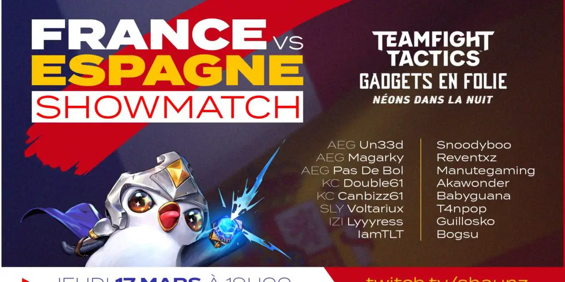 France – Espagne, le showmatch TFT à suivre en direct