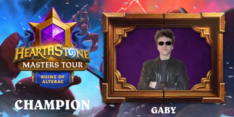 Intouchable, Gaby survole le Masters Tour Ruins of Alterac