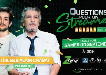 ZEvent 2022 : Questions pour un streamer en direct avec Etoiles et Alain Chabat