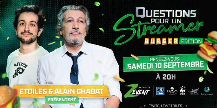ZEvent 2022 : Questions pour un streamer en direct avec Etoiles et Alain Chabat