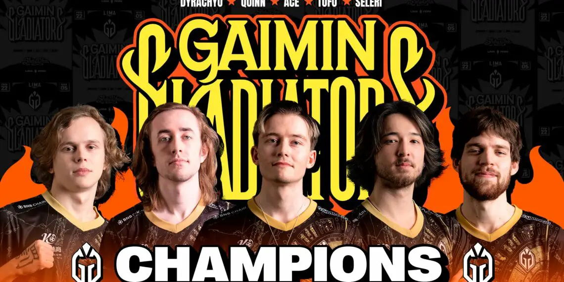 Les Gaimin Gladiators survolent le Lima Major 2023