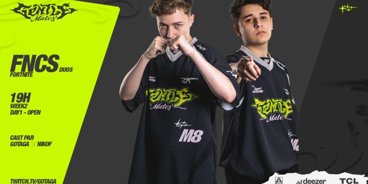 FNCS : les débuts de Gentle Mates à suivre en direct