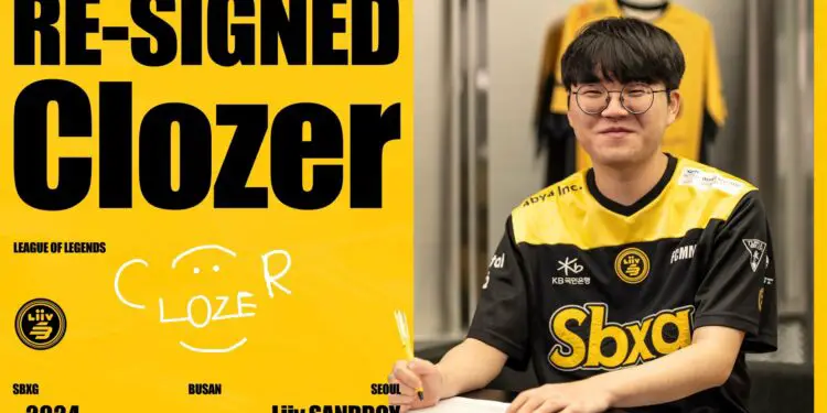 LCK : Clozer prolonge chez Liiv SANDBOX (off.)