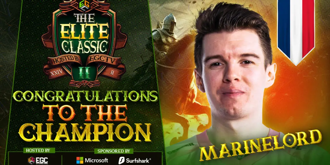 Premier tournoi, première victoire sous les couleurs de Gentle Mates pour MarineLorD !