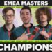 Premier sacre pour l’Eintracht Spandau et PowerOfEvil aux EMEA Masters !