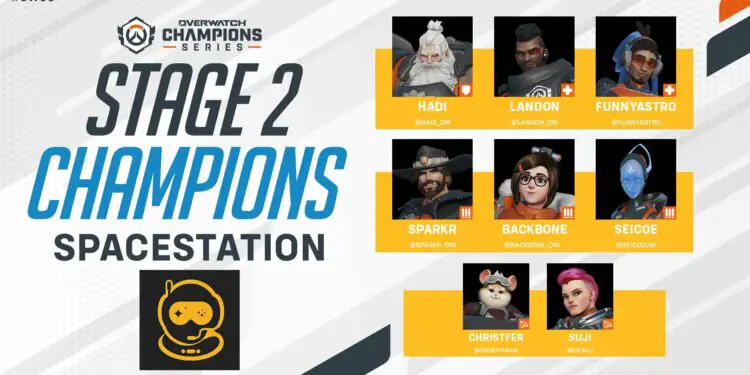 Spacestation finit sa run parfaite en OWCS, ENCE et Peps complètent le podium !