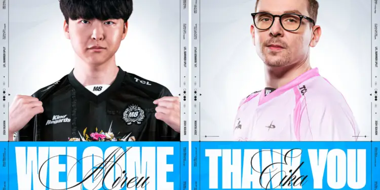 LFL : Mireu remplace Eika chez Gentle Mates (off.)