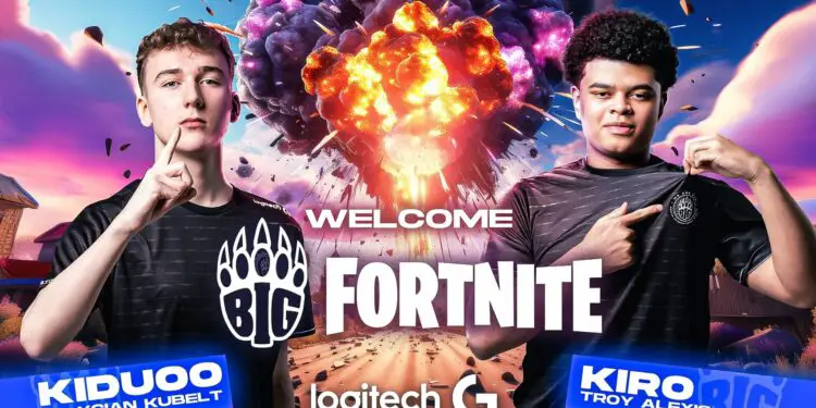 BIG de retour sur Fortnite 5 ans après, avec Kiduoo et Kiro