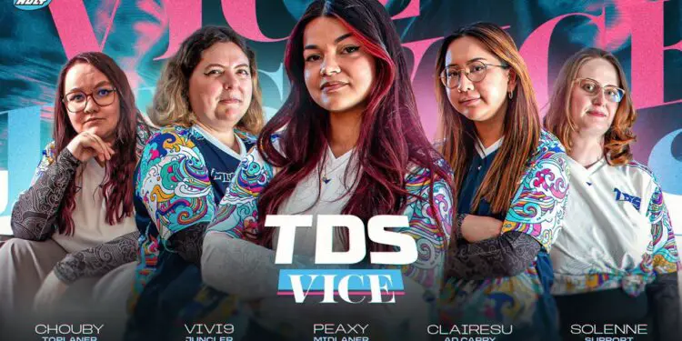 TDS Vice, le nouveau roster 100% féminin de la Team du Sud !