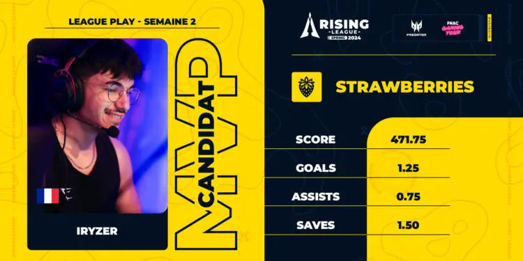 Valiant chute hors du top 3, Strawberries est qualifié en play-offs de la Rising League !