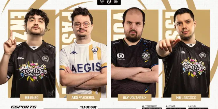 L3S Coco, Enzosx, Voltariux et Pas de Bol sous les mêmes couleurs pour l’Esports World Cup