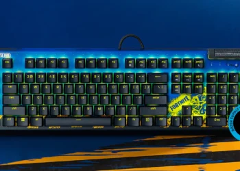 Voici le Clavier Razer BlackWidow V4 X Fortnite Edition !