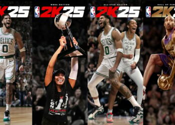 Jayson Tatum, A’ja Wilson et Vince Carter en couverture du NBA 2K25