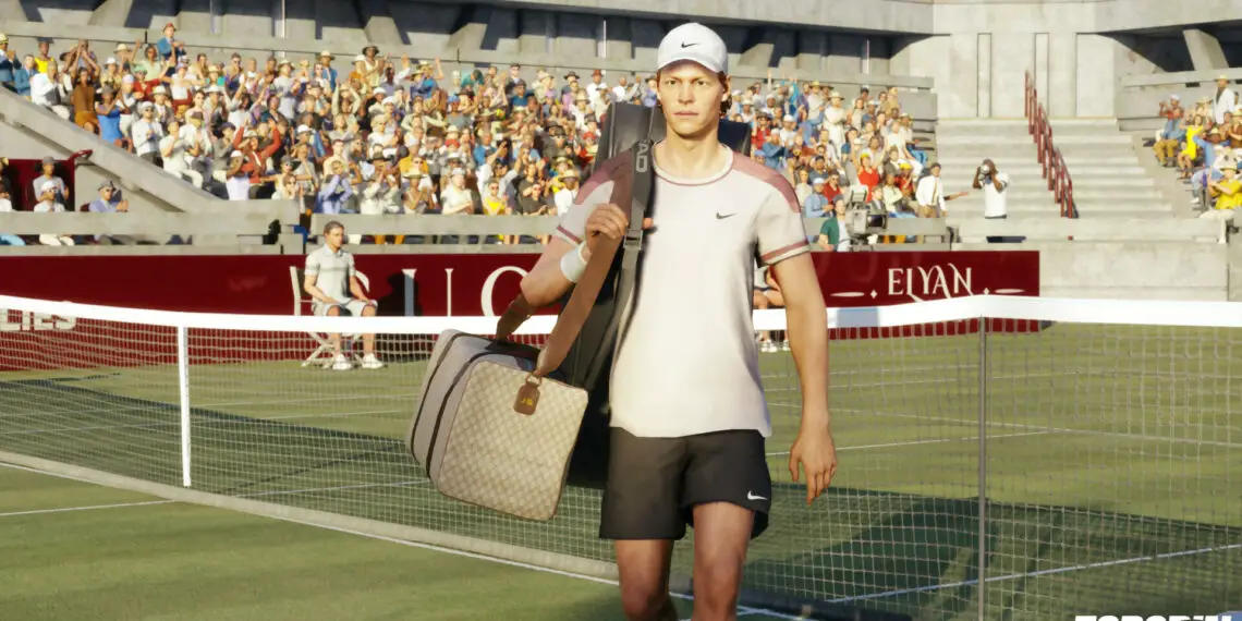 TopSpin 2K25 : Gucci et Jannik Sinner s’invitent sur le court