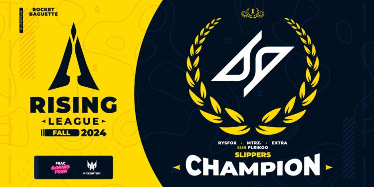 Rysfox et les SLIPPERS champions de la Rising League