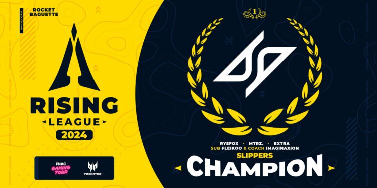 Les SLIPPERS grands champions de la Rising League 2024 !