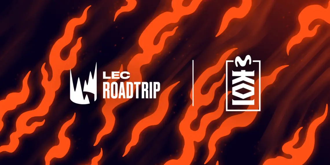 Le LEC part en Roadtrip : des étapes à Madrid et Évry avec Movistar KOI et Karmine Corp