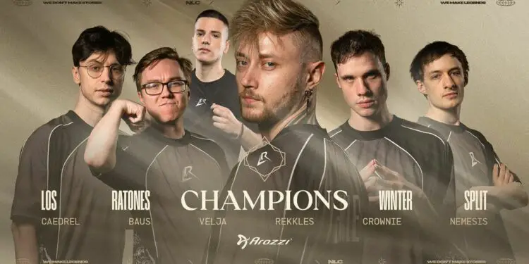 Rekkles et Los Ratones sacrés champions du NLC !