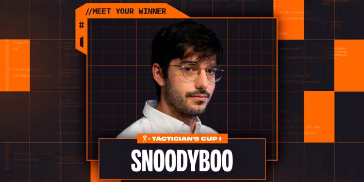 Snoodyboo champion de la Tactician’s Cup… juste devant Gobosteur