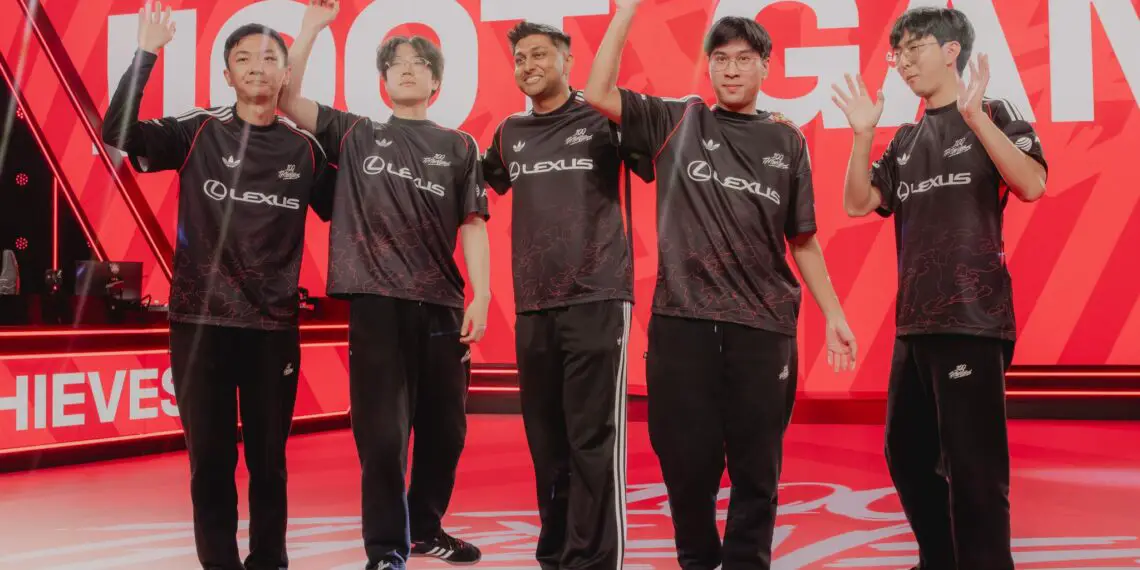 100 Thieves valide son ticket pour les Worlds