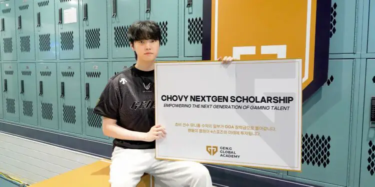 Gen.G lance une bourse d’étude pour dénicher le nouveau Chovy