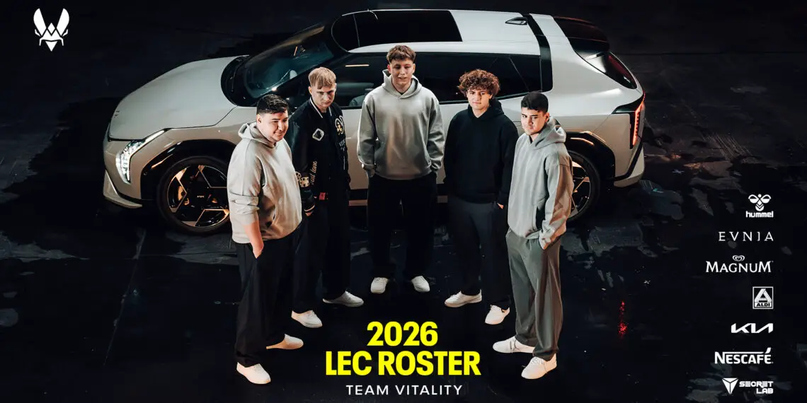 Vitality officialise son roster LEC 2026