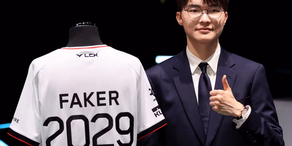 Faker chez T1 jusqu’en 2029 : « Je veux continuer à m’améliorer »