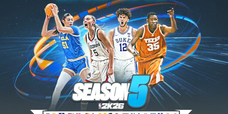 NBA 2K26 célèbre le basket universitaire avec sa Saison 5